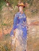 Woman among the Plants Edouard Manet